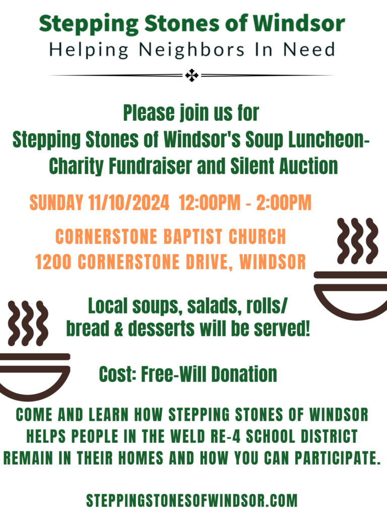 stepping stones soup luncheon for november 10 2024